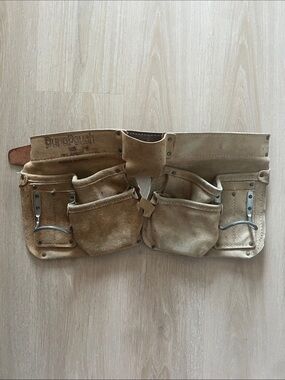 Vintage DURAPouch Suede Leather Tool Belt